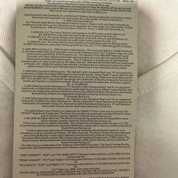 NWT NASCAR  Chase Authentic Women’s T-Shirt Jeff‎ Gordon Size Large - Picture 4 of 5